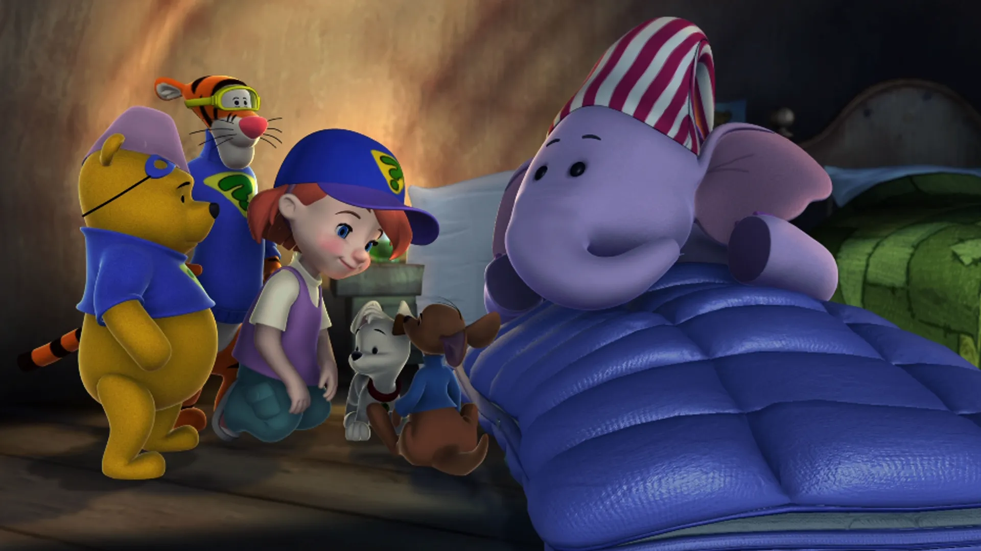 thumbnail - S1:E5 Lumpy Spends the Night / Good Night to Pooh
