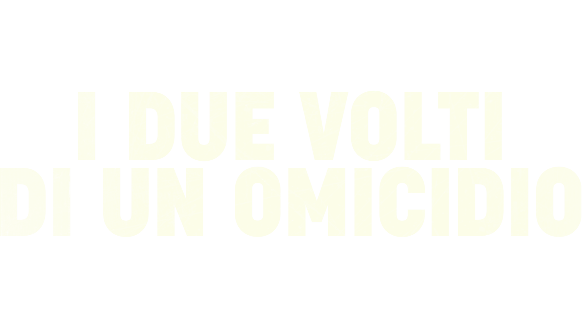 I due volti di un omicidio