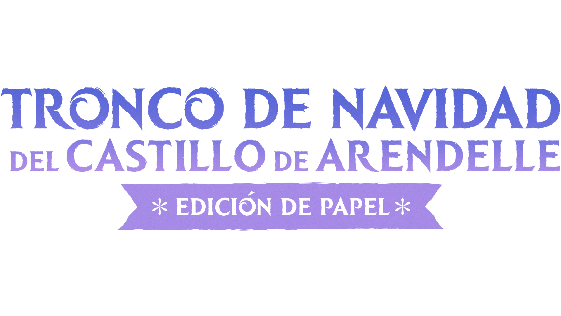 Tronco de Navidad del castillo de Arendelle: Edición de papel