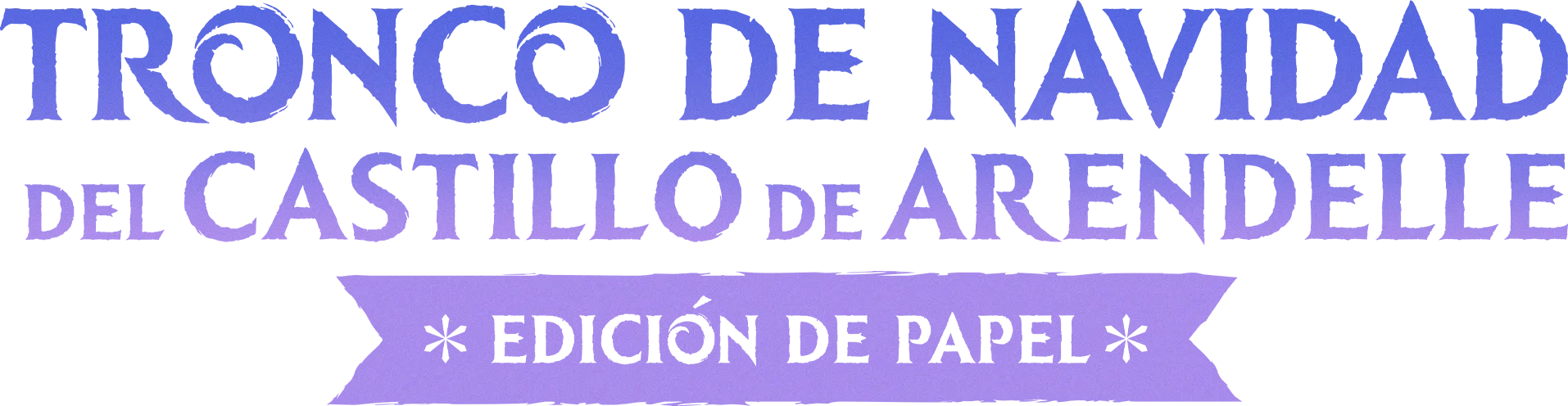 Tronco de Navidad del castillo de Arendelle: Edición de papel