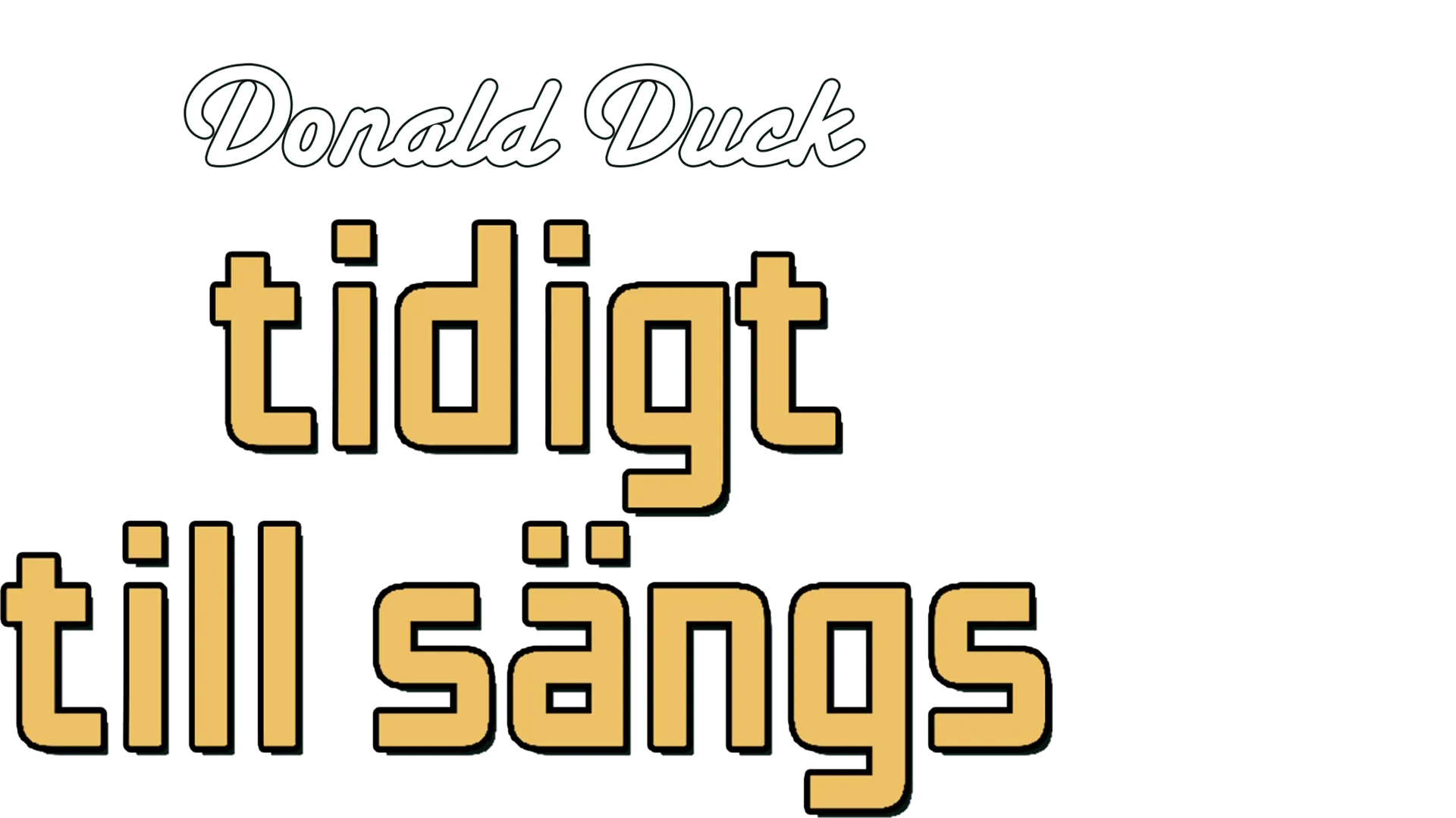 Tidigt i säng