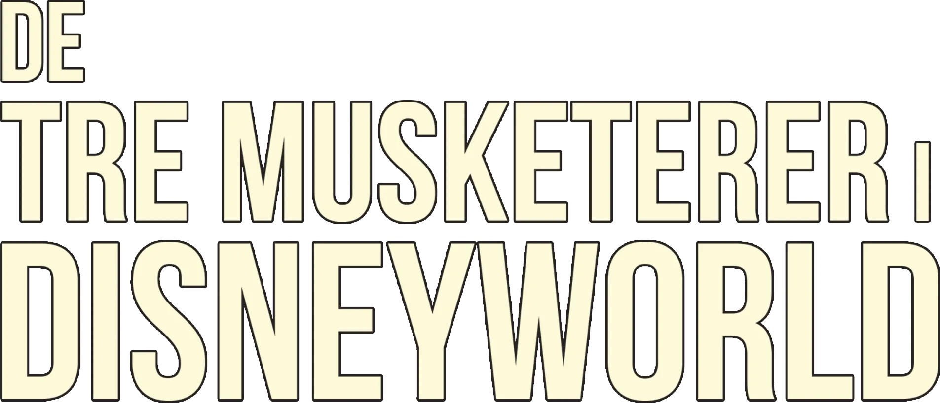 De tre musketerer i Disneyworld