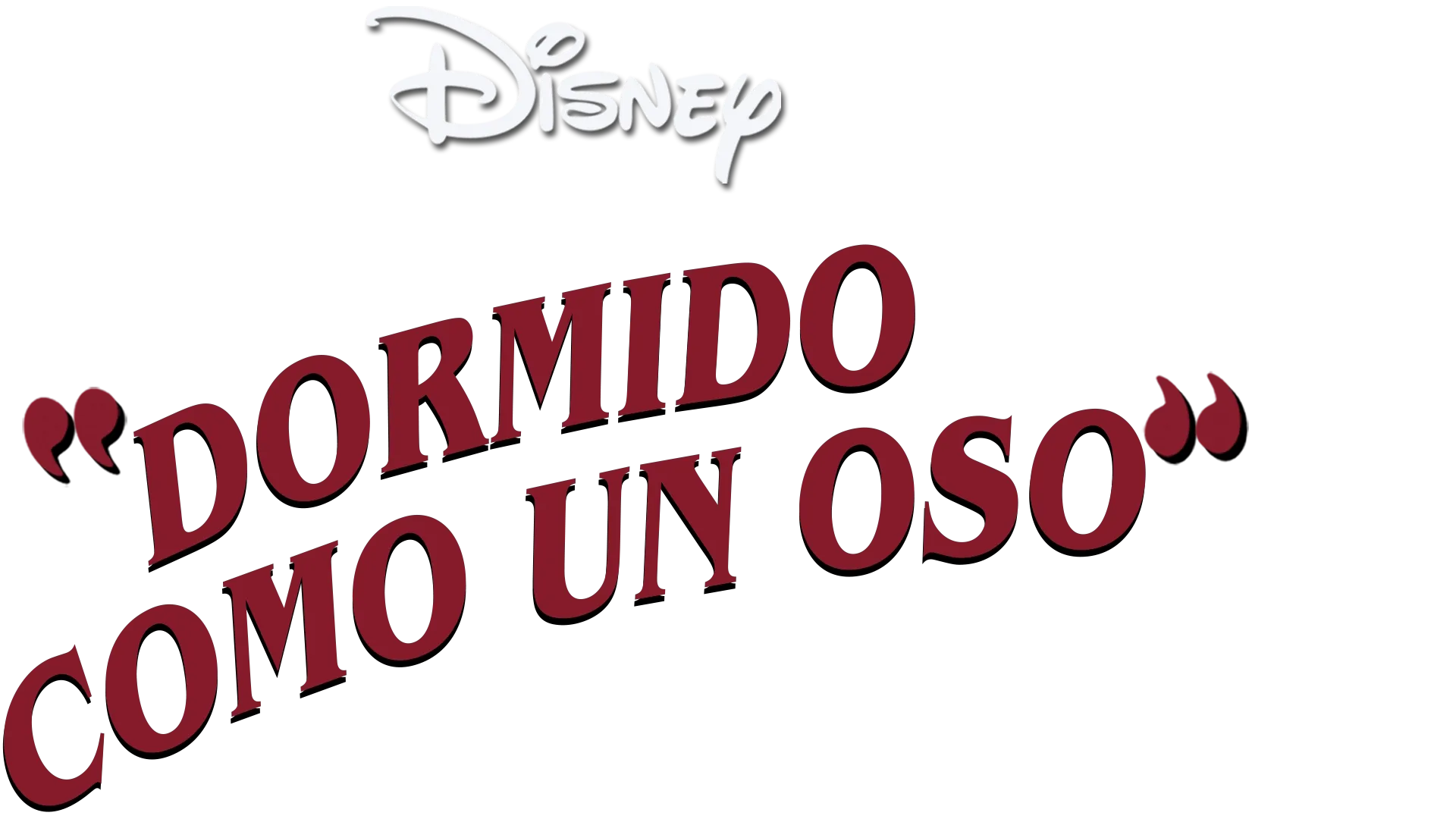 Dormido como un oso