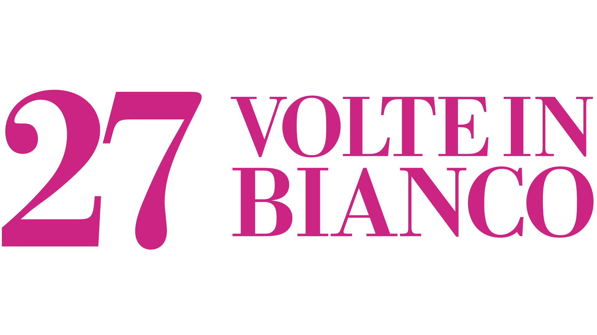 27 volte in bianco\r\n