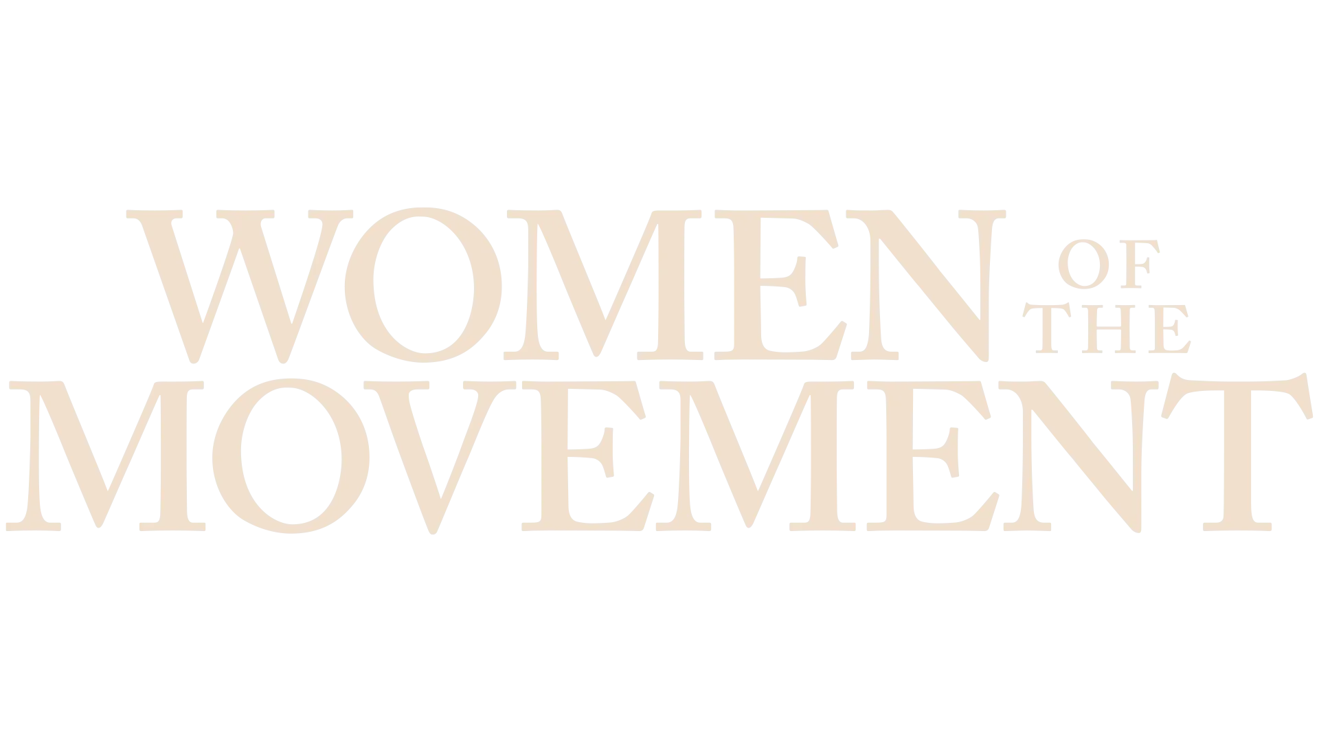 Women of the Movement