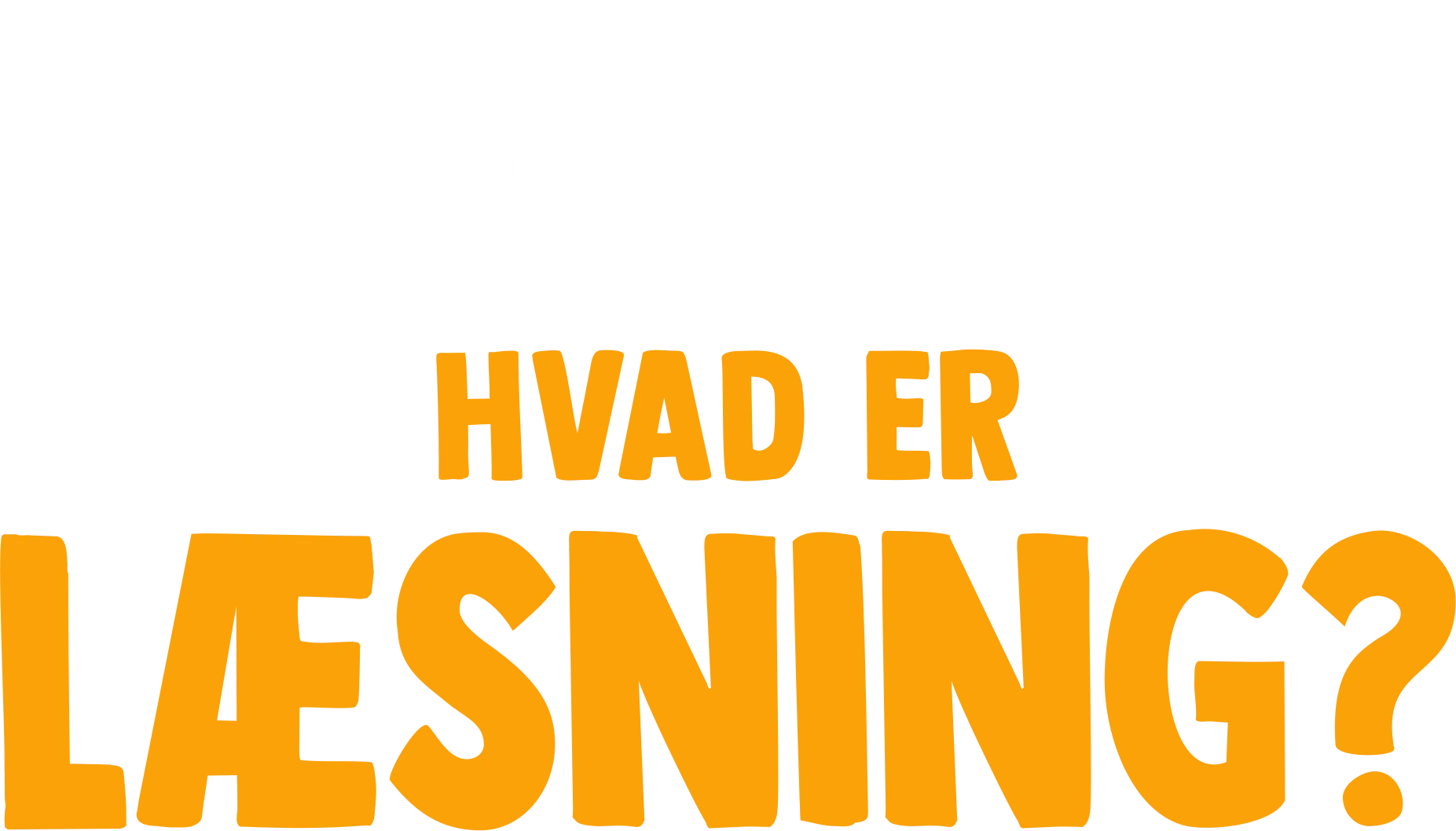 Gafli har et spørgsmål: Hvad er læsning?
