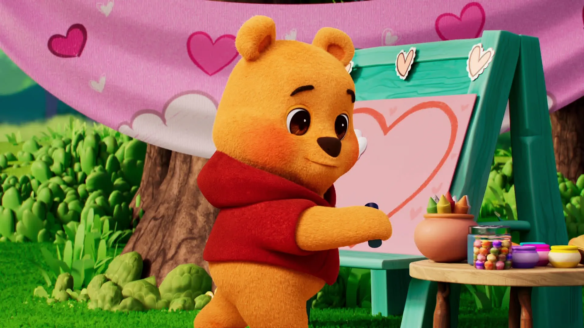 thumbnail - S2:E13 Winnie the Pooh Makes Valentine's Cards