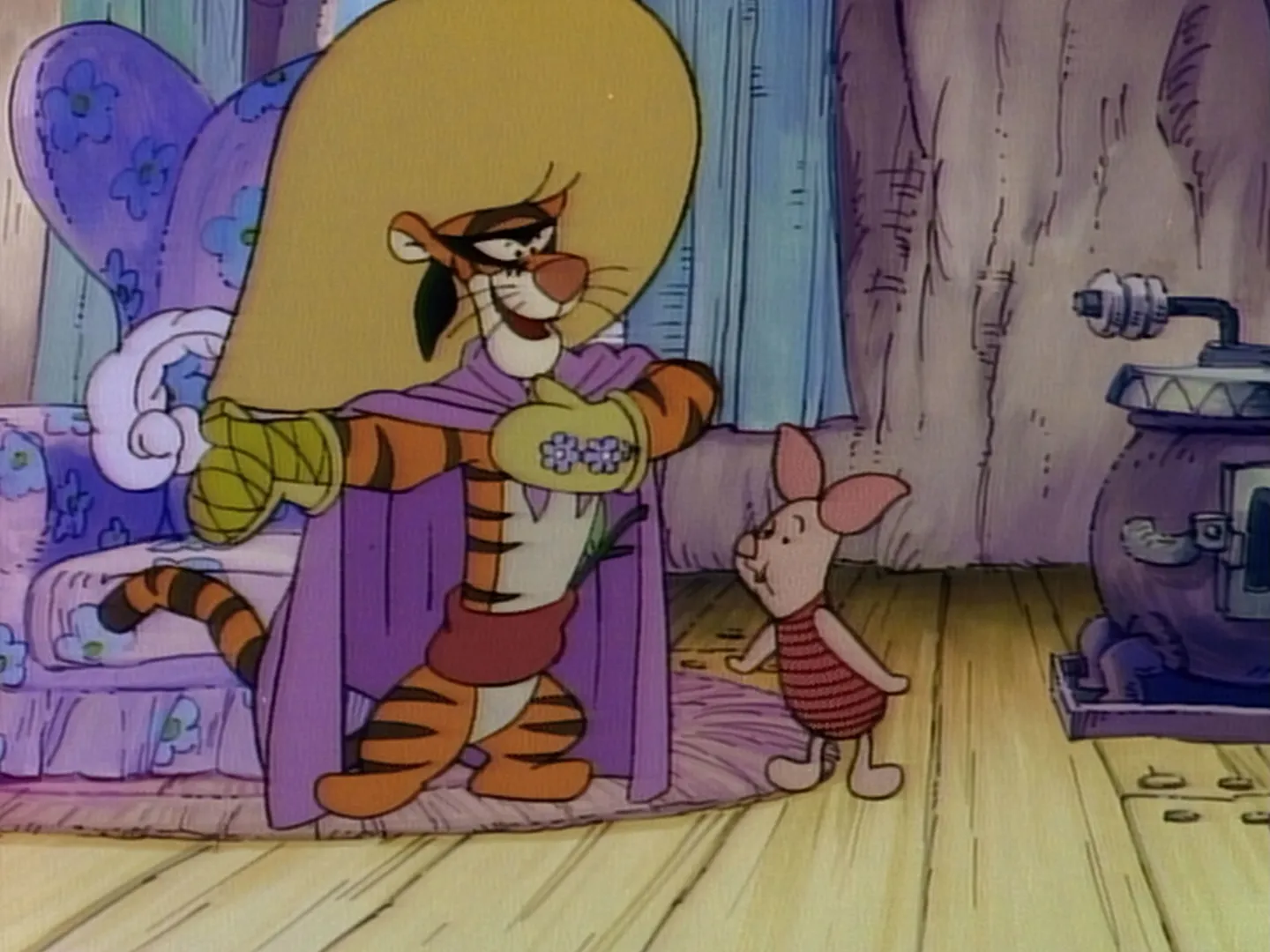 thumbnail - S1:E14 The Masked Offender / Things That Go Piglet in the Night