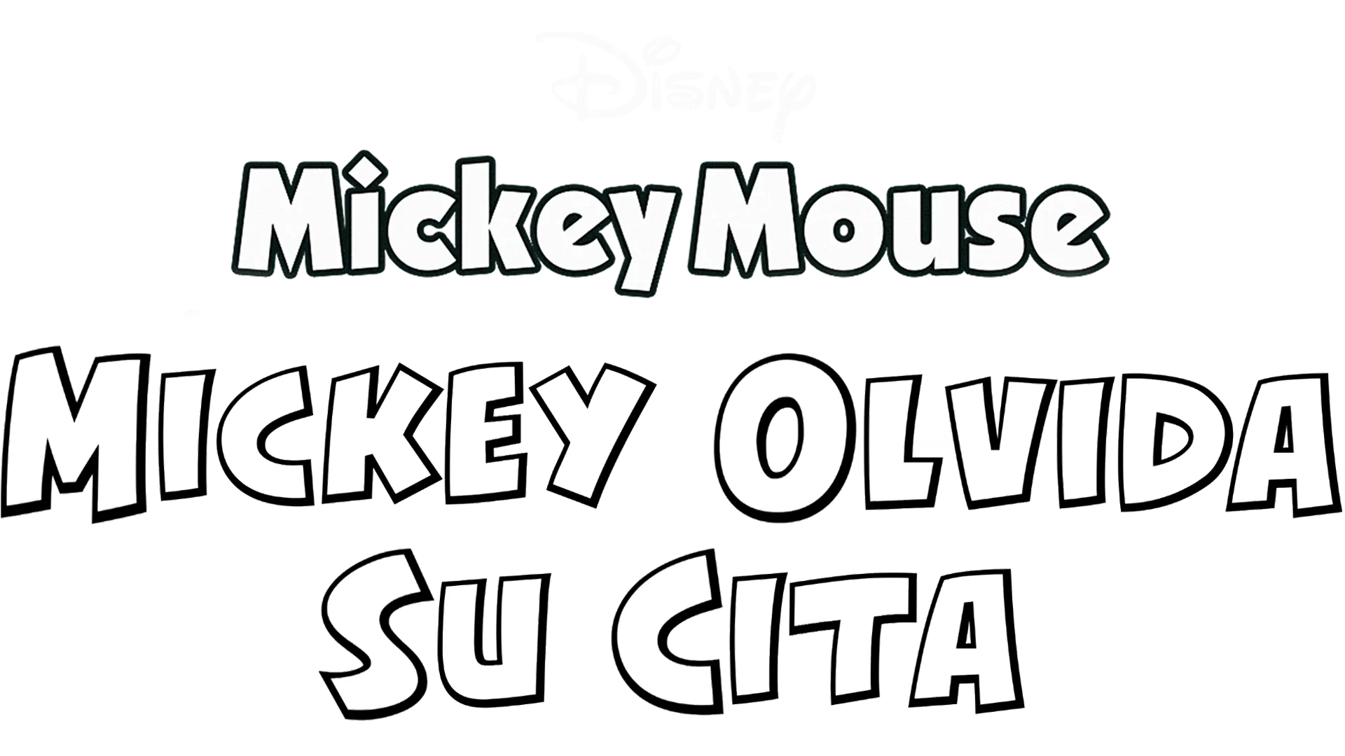 Mickey olvida su cita