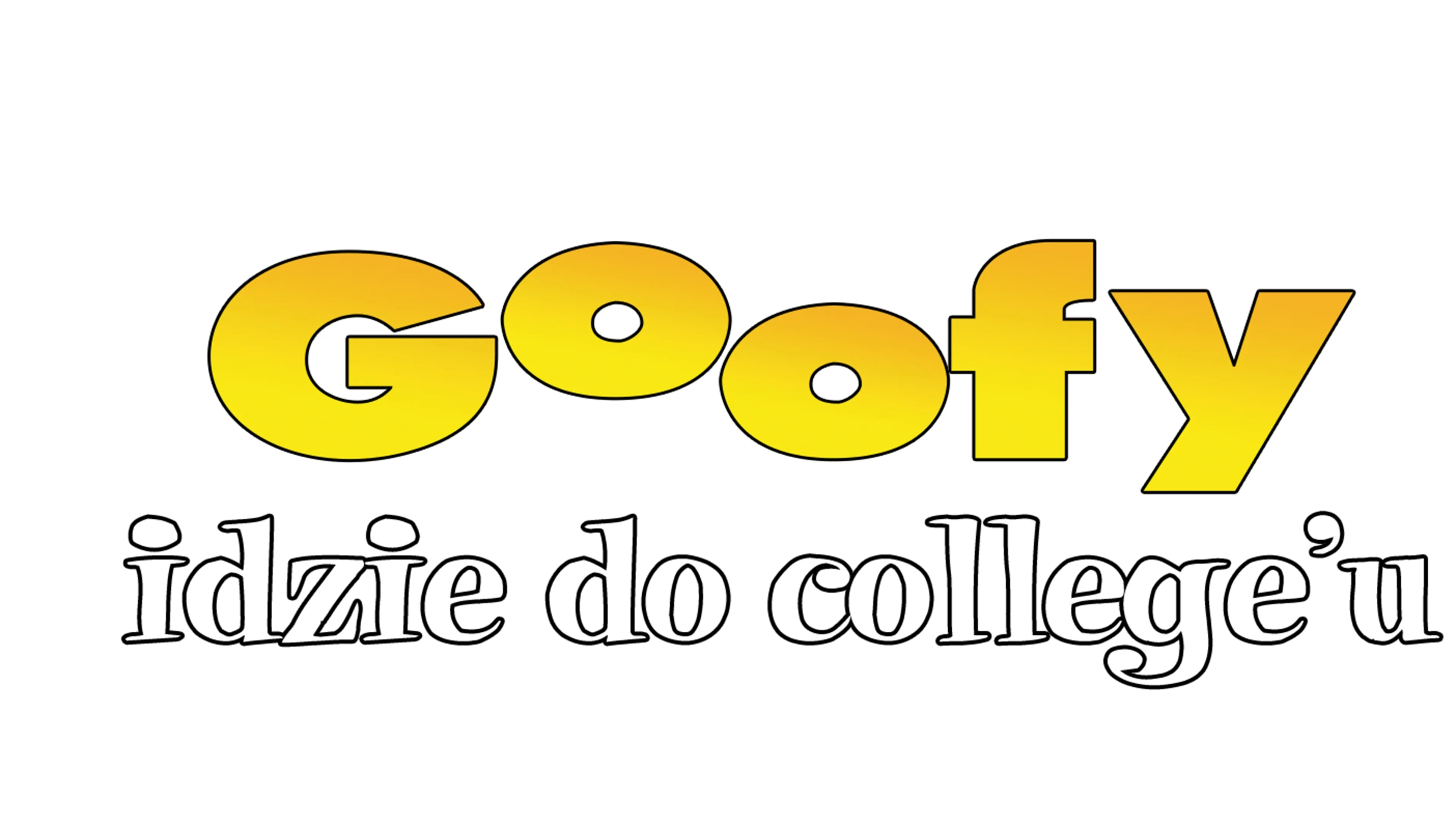 Goofy idzie do college'u