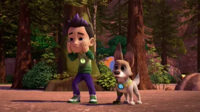 thumbnail - S1:E14 The Iron Friends Go Camping / Swarm and Bugs Go to a Concert