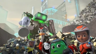 thumbnail - S1:E9 The Junk Monster of Planet Crunkle / The Lost Empire