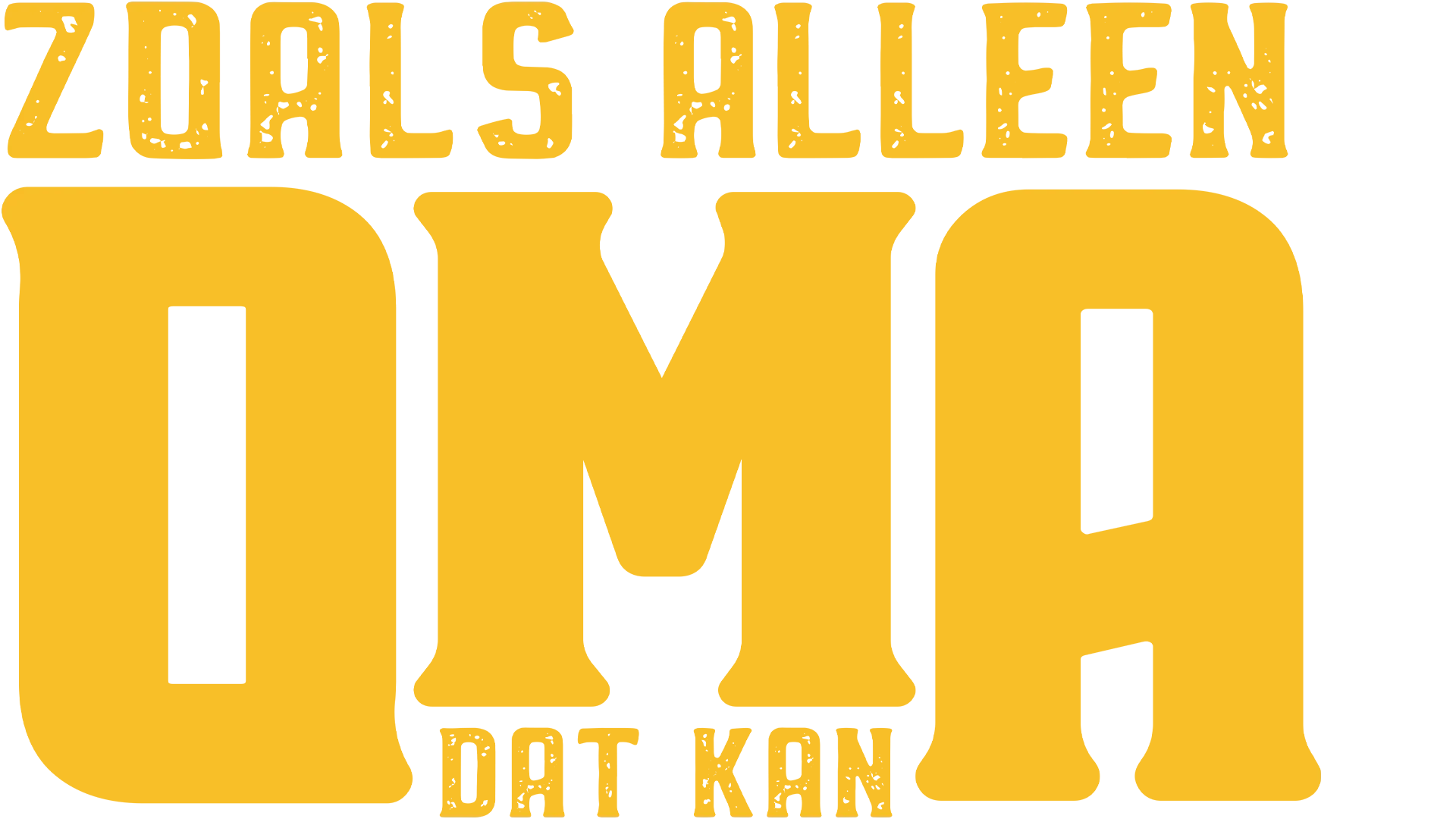 Zoals Alleen Oma Dat Kan