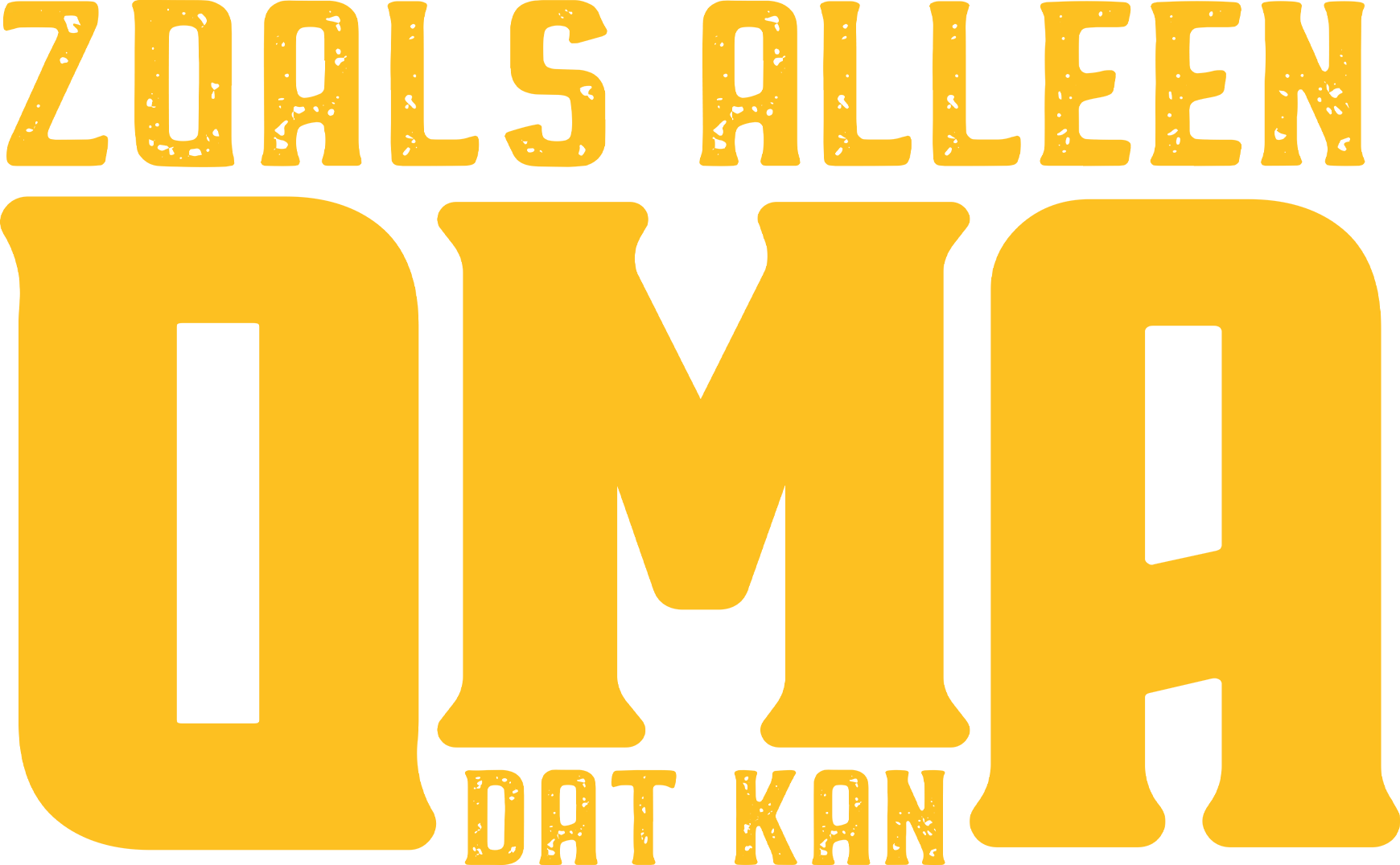 Zoals Alleen Oma Dat Kan