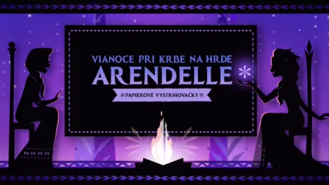 thumbnail - Vianoce pri krbe na hrade Arendelle: Papierové vystrihovačky
