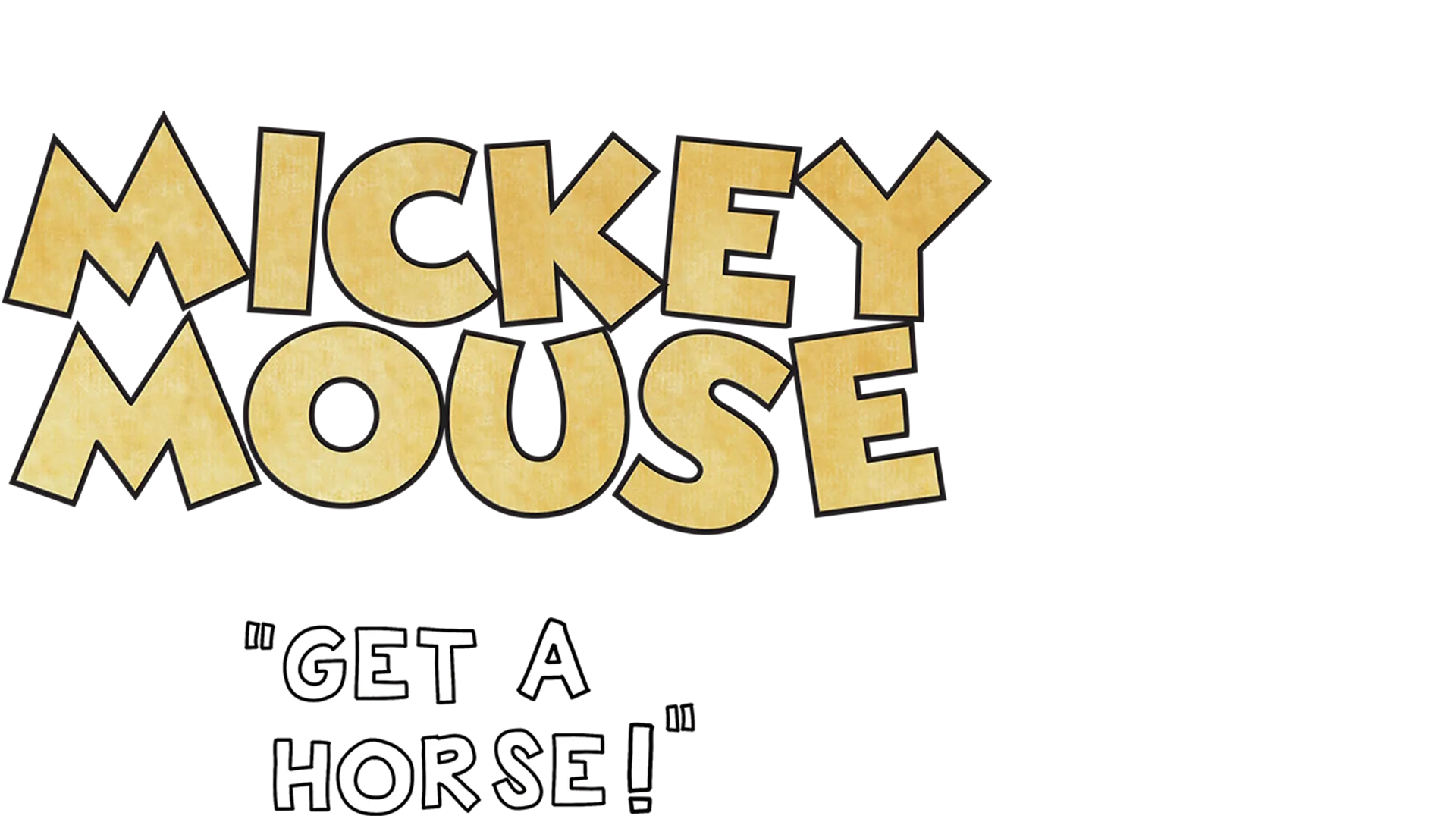 Get a Horse!