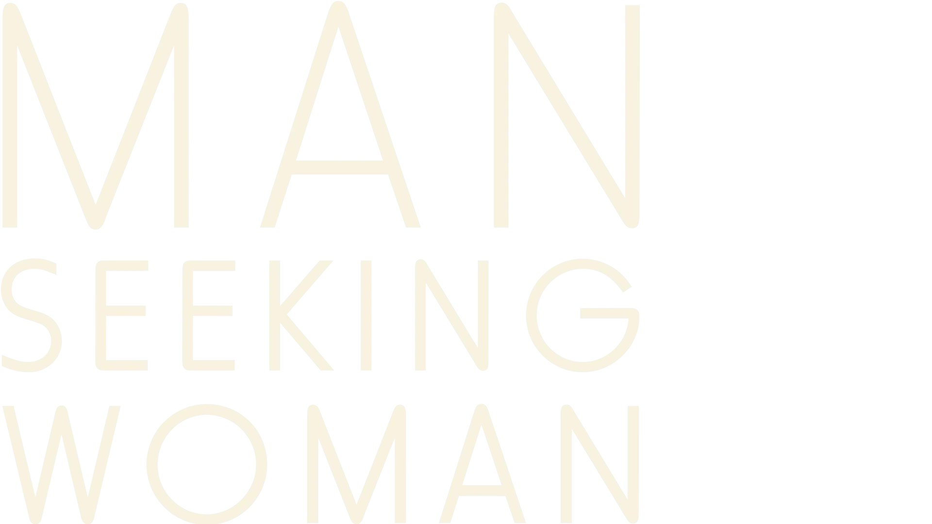 Man Seeking Woman