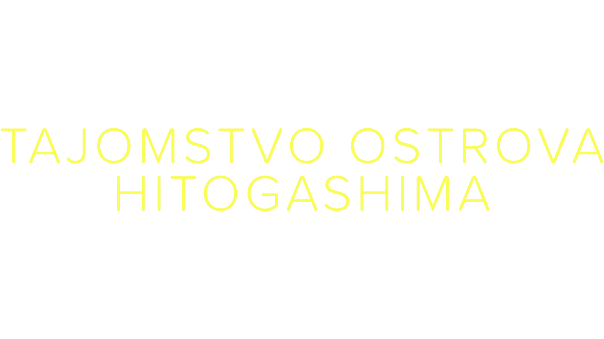 Tajomstvo ostrova Hitogashima