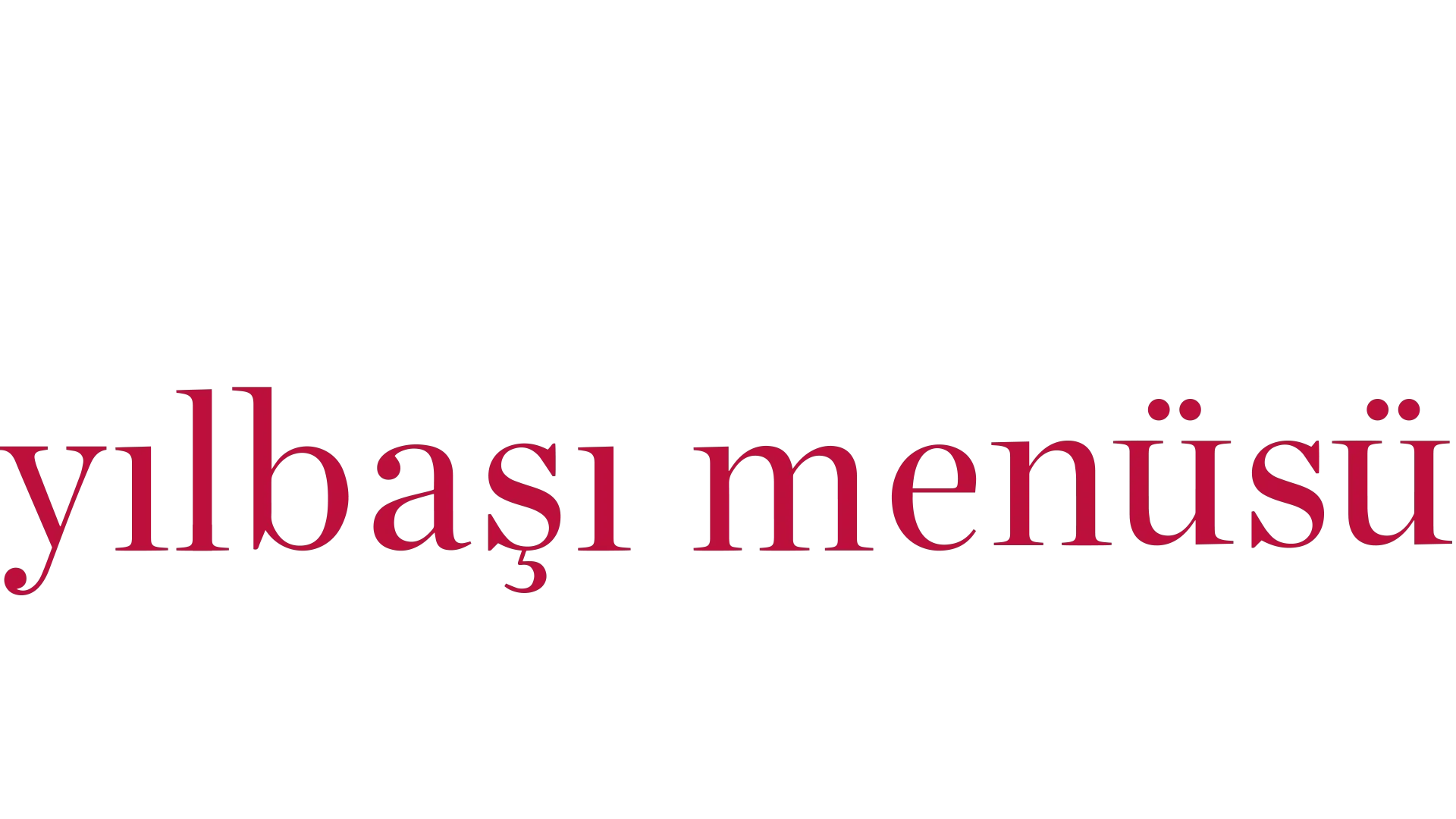 Donna Hay'le Yılbaşı Menüsü