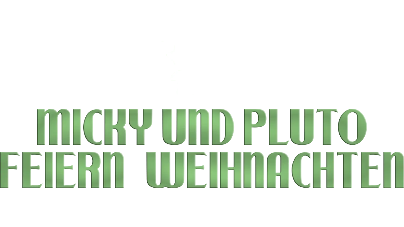 Micky und Pluto feiern Weihnachten