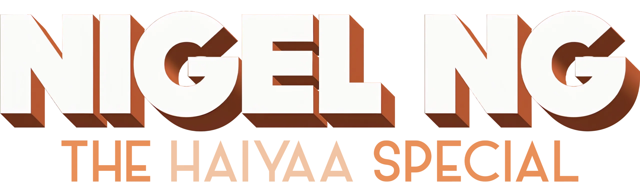 Nigel Ng: The HAIYAA Special