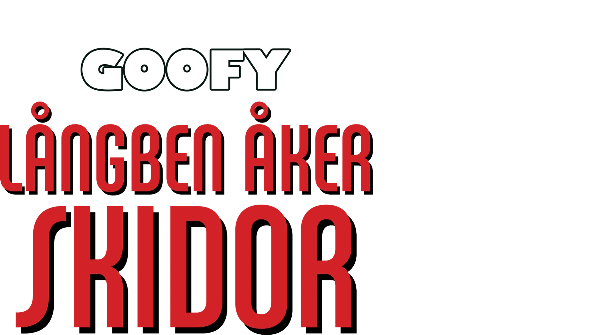 Långben åker skidor