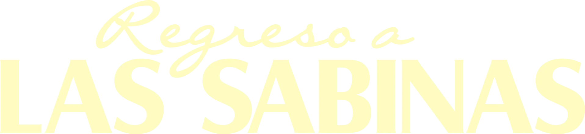 Regreso a Las Sabinas