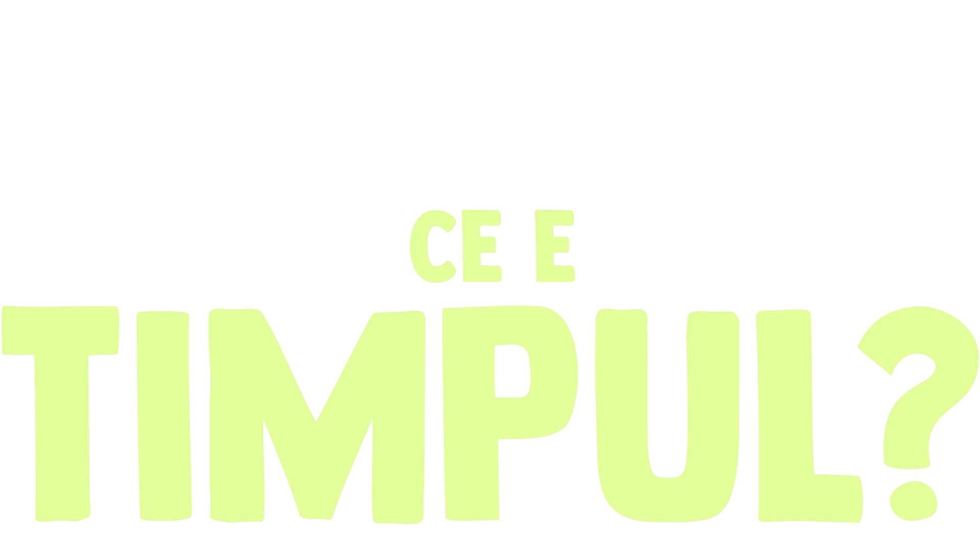 Întrebările lui Furchi: ce e timpul?