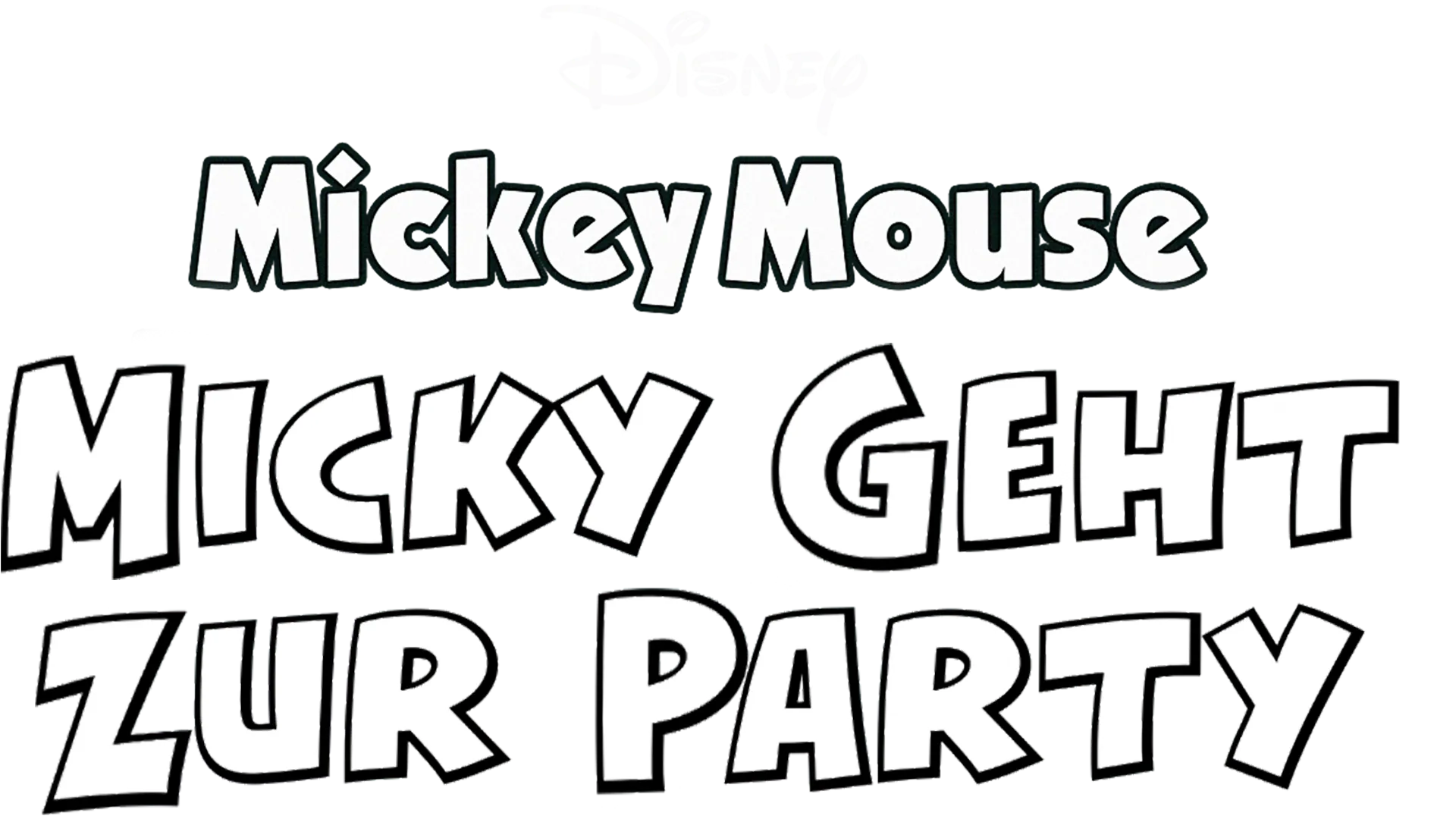 Micky geht zur party