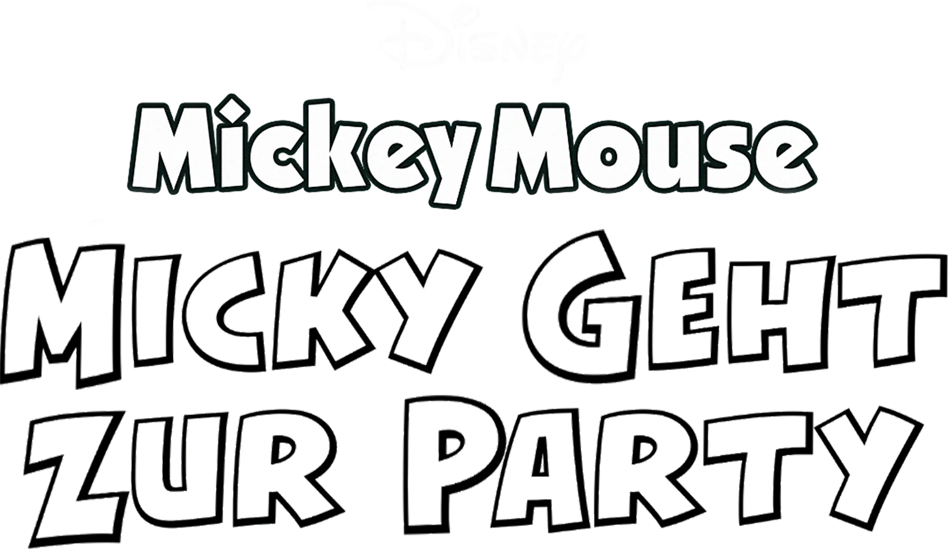 Micky geht zur party