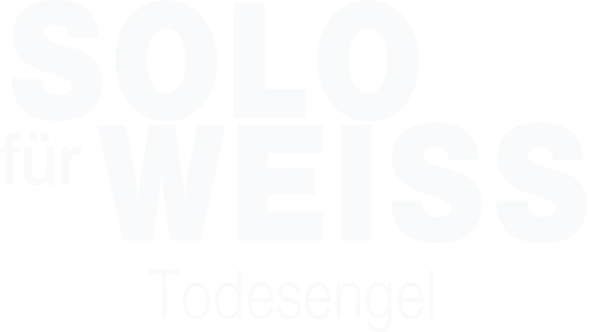 Solo für Weiss - Todesengel