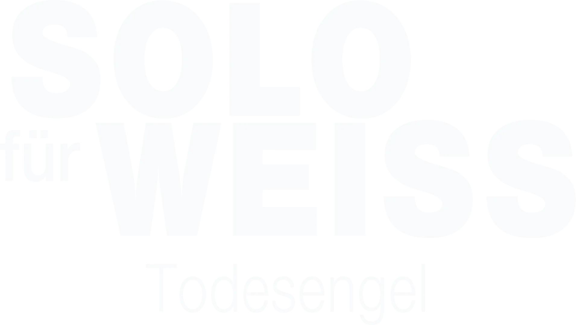 Solo für Weiss - Todesengel
