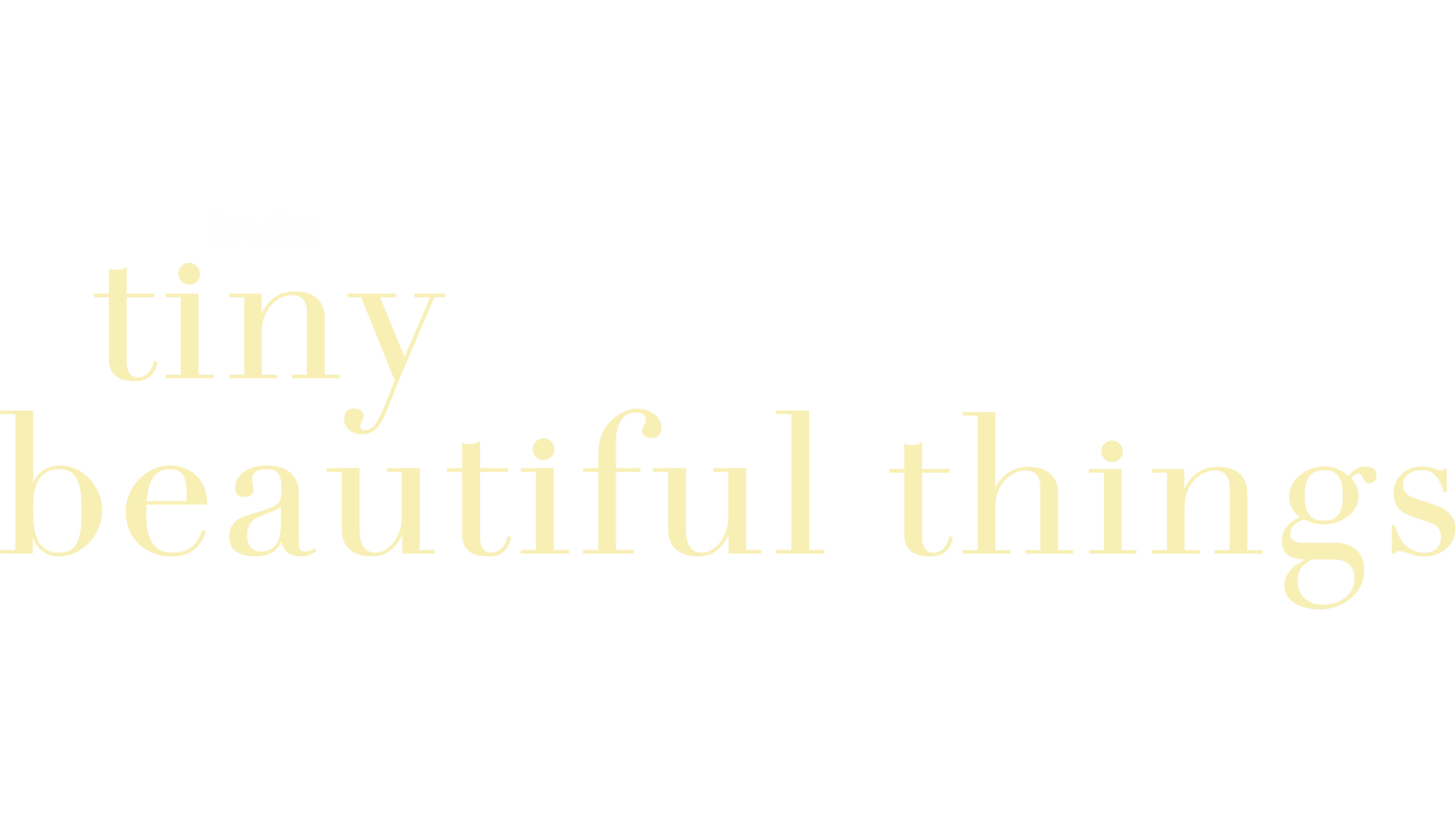 Tiny Beautiful Things