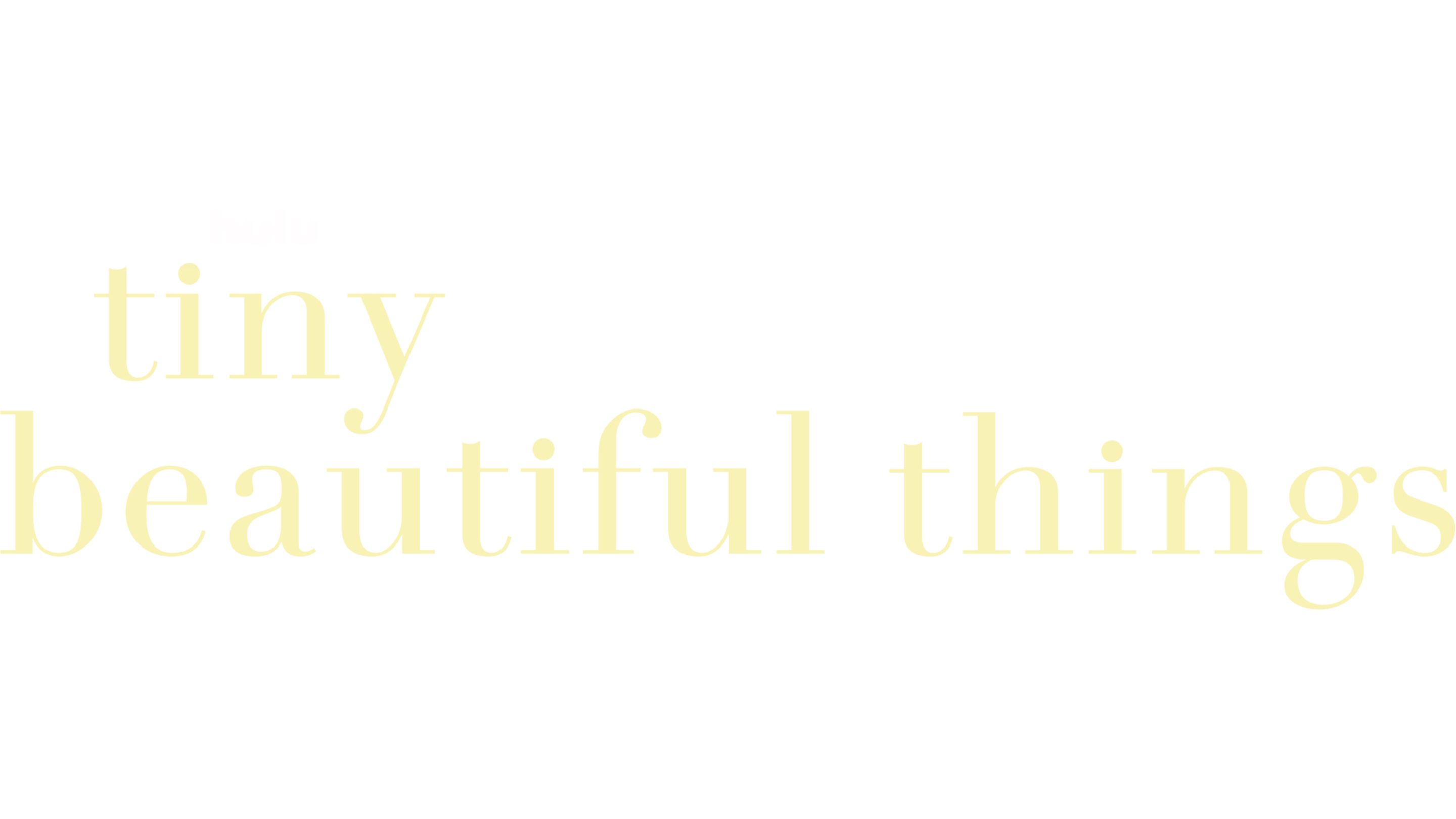 Tiny Beautiful Things