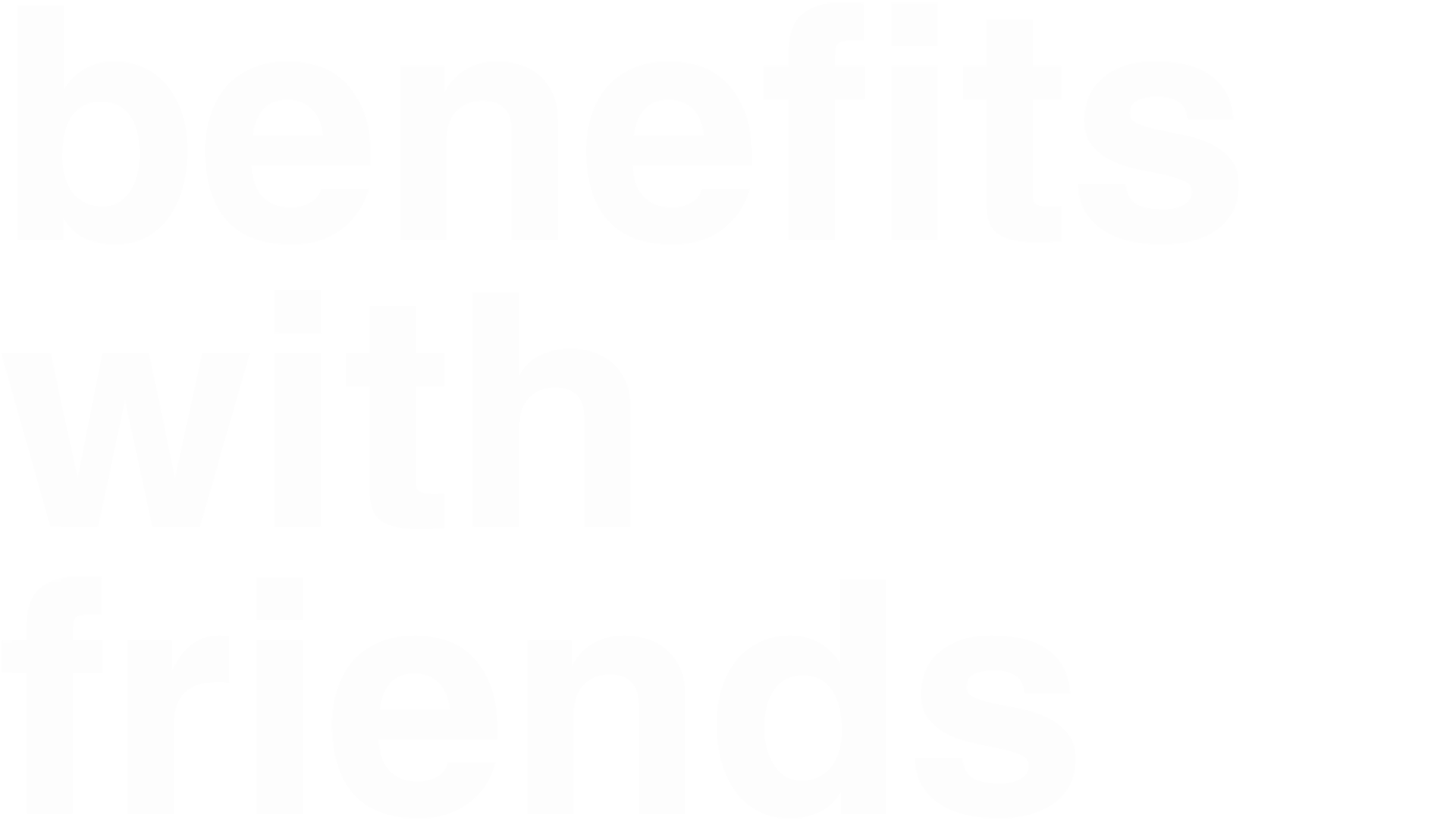 Benefits With Friends