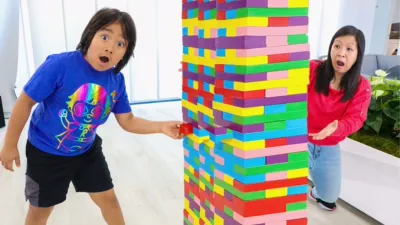 thumbnail - S11:E5 Ryan's Giant Jenga Jamboree!