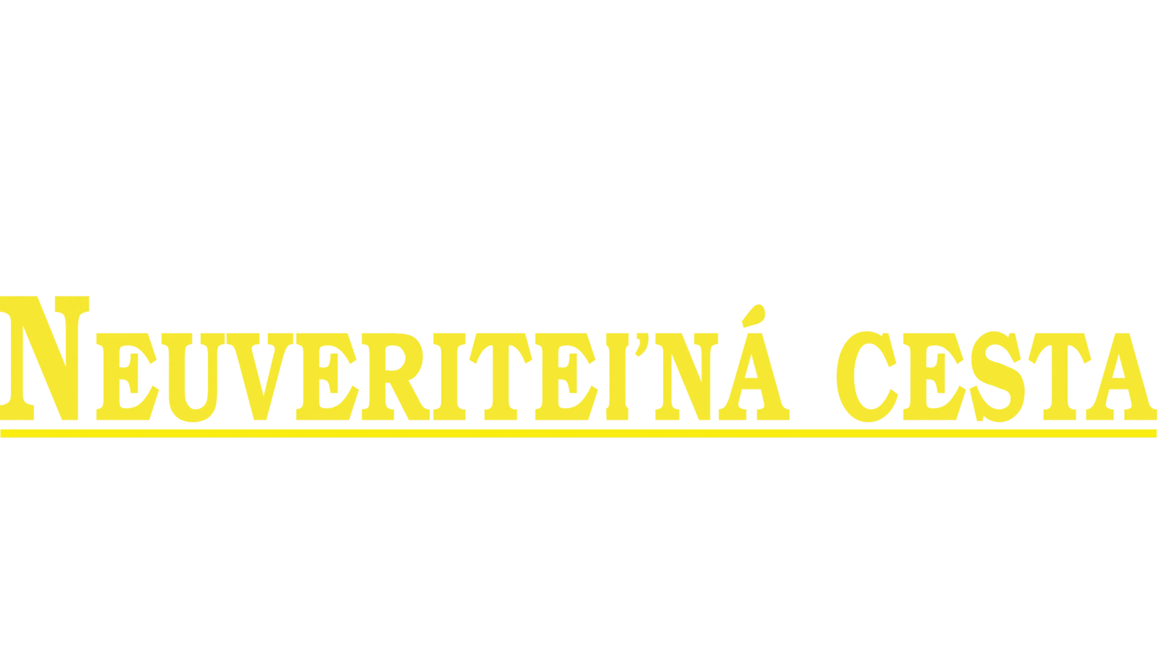 Neuveriteľná cesta