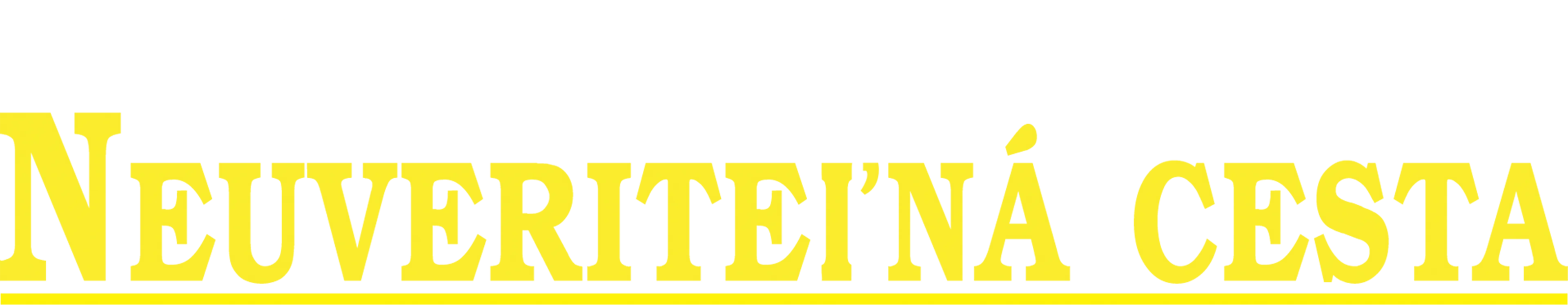 Neuveriteľná cesta
