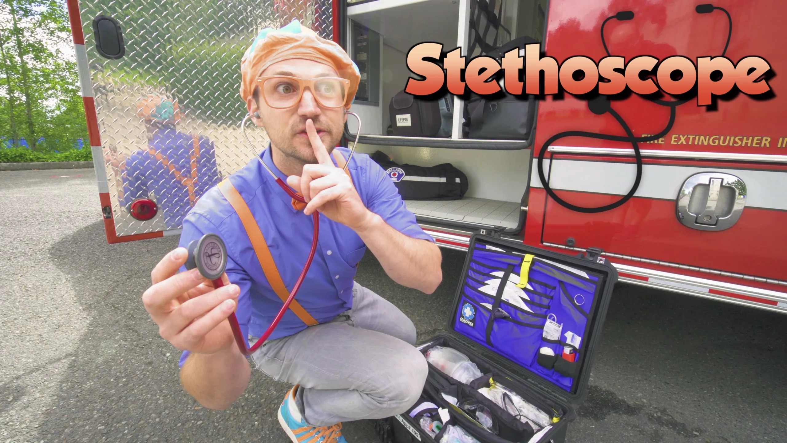 thumbnail - S2:E9 Blippi's Learning With Trucks 
