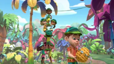 thumbnail - S1:E9 The Great Wafflefruit Race / Camped Out