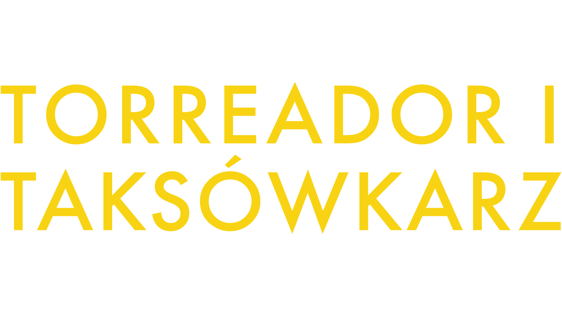 Torreador i taksówkarz