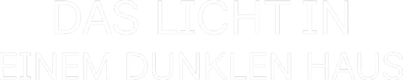 Das Licht in einem dunklen Haus