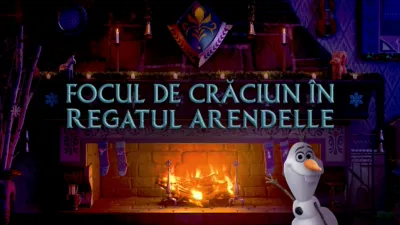 Bușteanul de Crăciun de la Castelul Arendelle