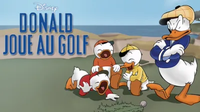 Donald joue au golf