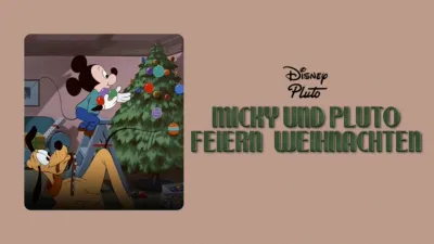 Micky und Pluto feiern Weihnachten