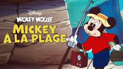 Mickey à la plage