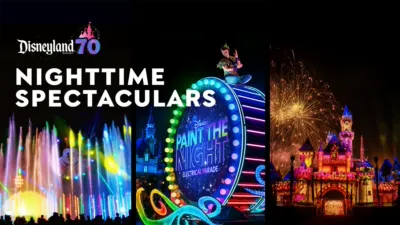 70th Celebration Nighttime Spectaculars | Disneyland Resort