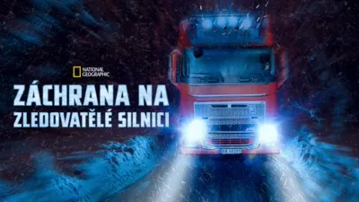 Záchrana na zledovatělé silnici