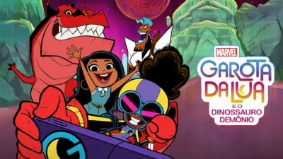 Garota da Lua e o Dinossauro Demônio