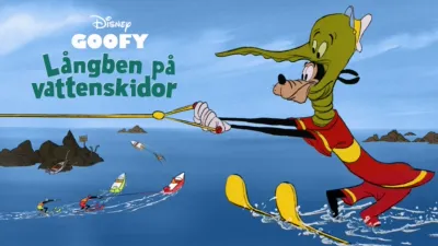 Långben på vattenskidor